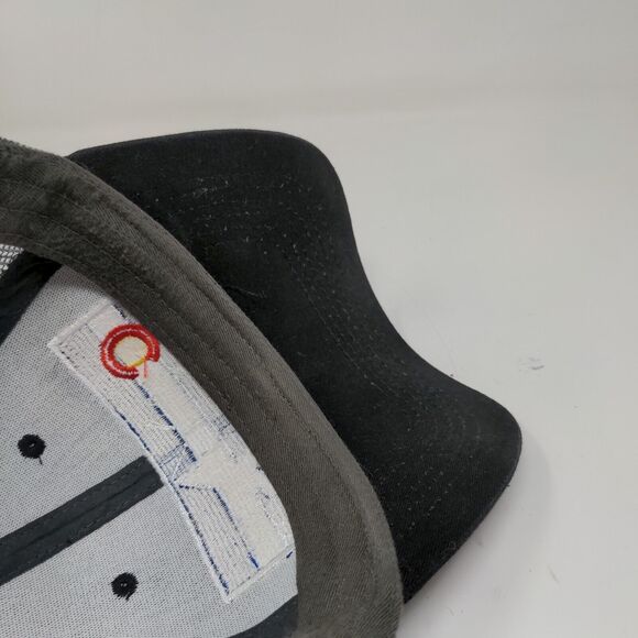 Uluru Colorado Snapback Mesh Back Hat Black OSFM Embroidered Logo - Picture 10 of 12